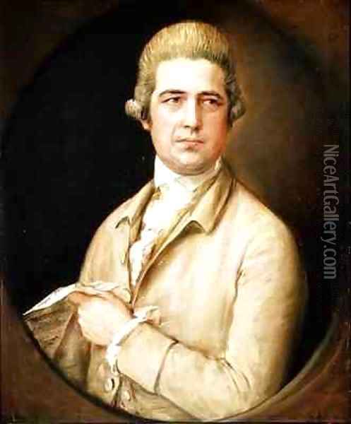 Thomas Linley the Elder 1732-95 Oil Painting - Thomas Gainsborough