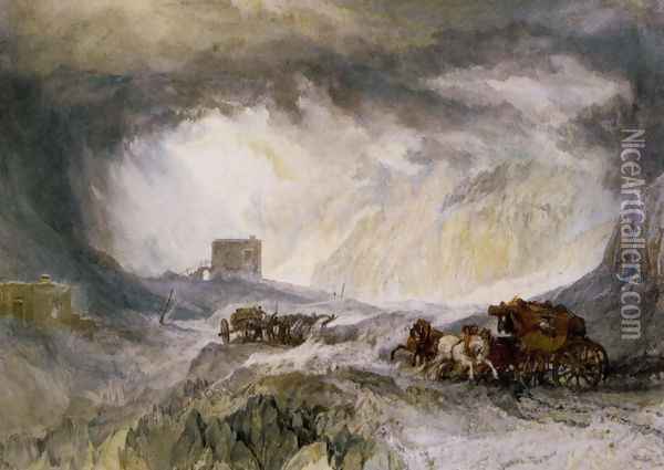 Passage Of Mount Cenis Oil Painting - Joseph Mallord William Turner