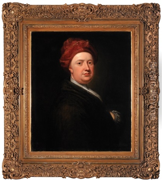 Portrait Of The Councilor Christof Hochmann Von Hohenau Oil Painting - Johann (Jan) Kupetzki