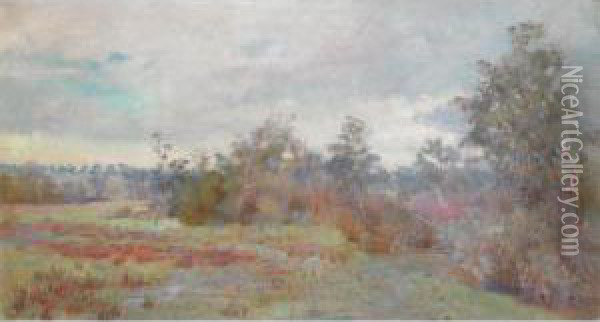 After Autumn Rain Oil Painting - Jane Sutherland