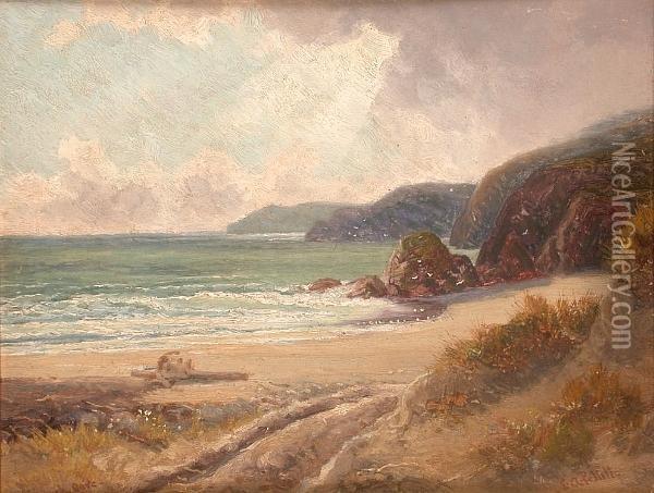 Incoming Tide Oil Painting - Frederick John Widgery