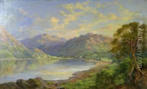 Loch Scene Oil Painting - Mcneil Mcleay