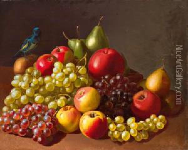 Fruchtestilleben Oil Painting - Leopold Stoll