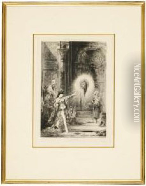 L'apparition Oil Painting - Gustave Moreau