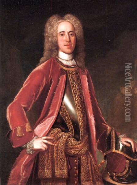 Portrait Of Field-marshall George Wade Oil Painting - Johann Van Diest