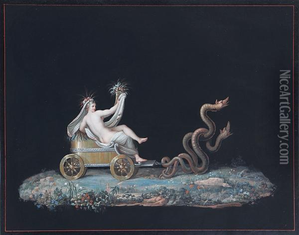 Triumph Of Ceres Oil Painting - Michaelangelo Maestri