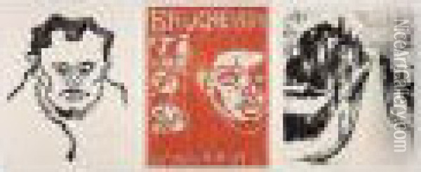 Jahresmappe Der Kunstlergruppe Brucke Iv (annual Portfolio Of The Brucke Group Iv) Oil Painting - Ernst Ludwig Kirchner