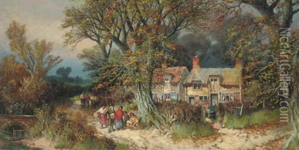 An Autumn Day Oil Painting - Henry Valter