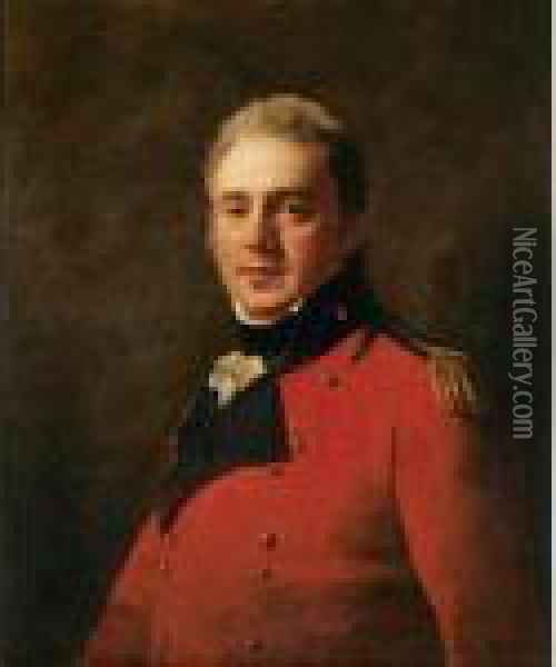 Portrait Of An Officer Oil Painting - Sir Henry Raeburn