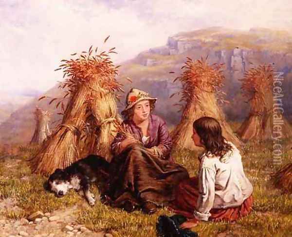 The Gleaners Oil Painting - Isaac Henzell