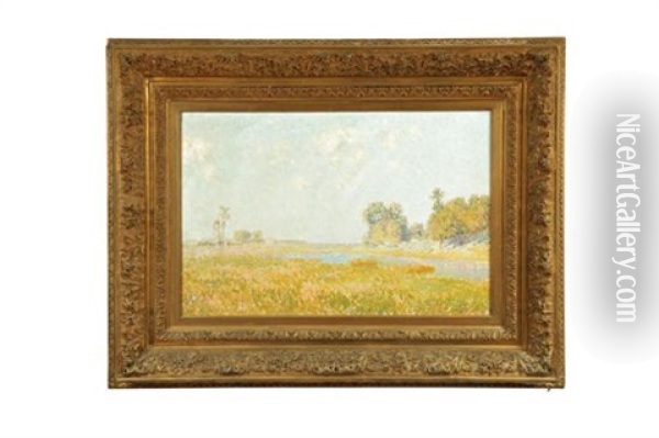 The Connecticut Shore, Long Island Sound Oil Painting - Charles Henry Hayden