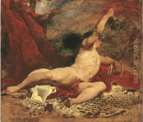 Bacchus Oil Painting - William Etty