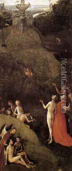 Paradise - Terrestrial Paradise Oil Painting - Hieronymous Bosch