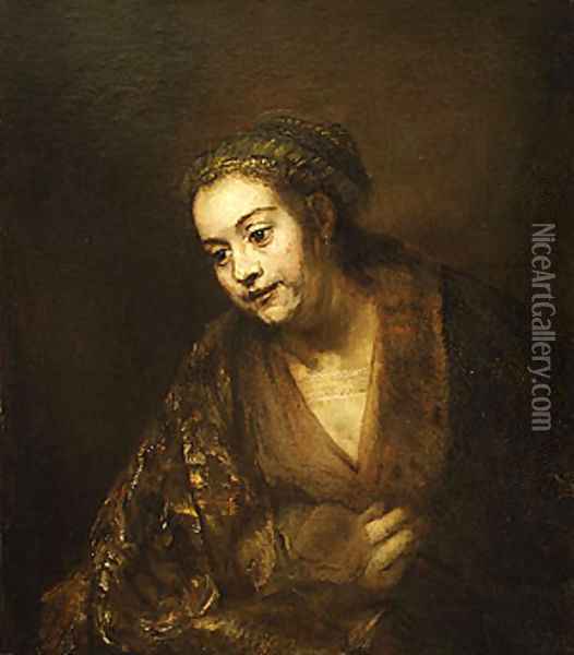 Hendrickje Stoffels 1660 Oil Painting - Harmenszoon van Rijn Rembrandt