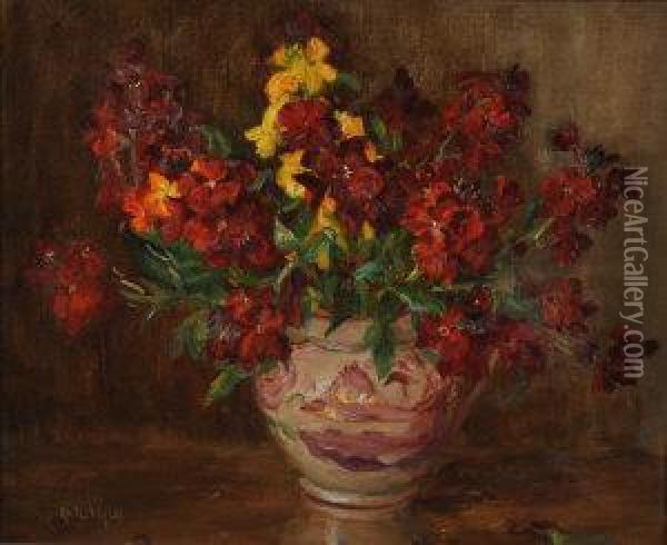 Flower Study Oil Painting - Kate Wylie