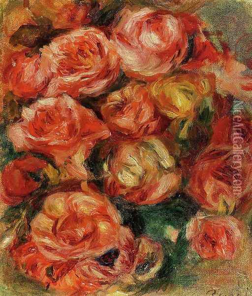 Bouquet of Flowers 3 Oil Painting - Pierre Auguste Renoir