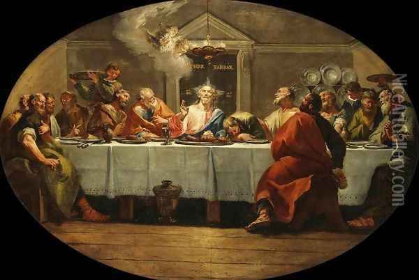 The Last Supper 2 Oil Painting - Francesco Fontebasso