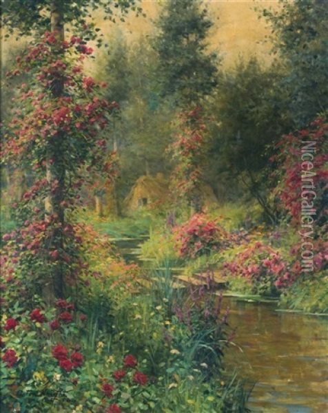 Jardin De Chantereine Oil Painting - Louis Aston Knight
