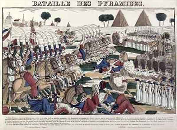 Battle of the Pyramids Oil Painting - Francois Georgin
