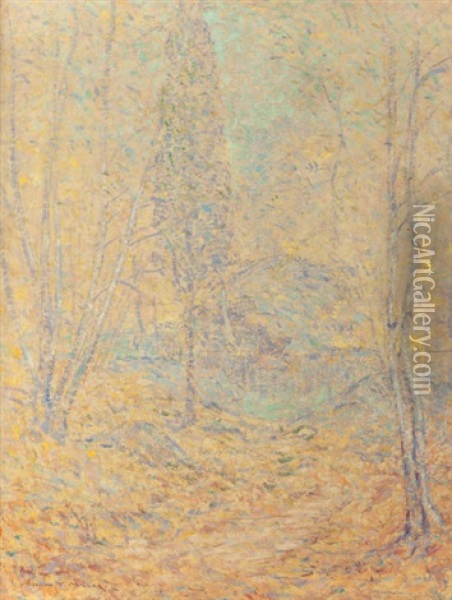 Pathway Through The Woods Oil Painting - Addison Thomas Millar
