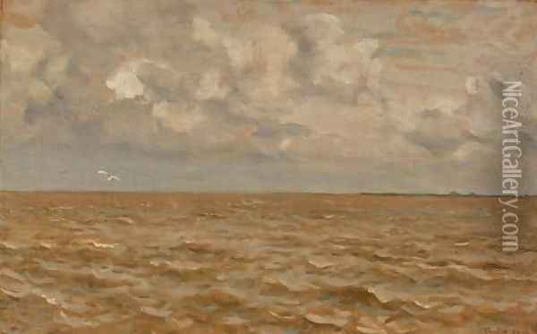 Open water Oil Painting - Willem Bastiaan Tholen