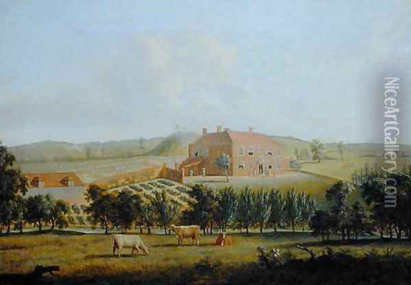 Saint Vincents, Near West Malling, Kent, c.1779 Oil Painting - Dominic Serres
