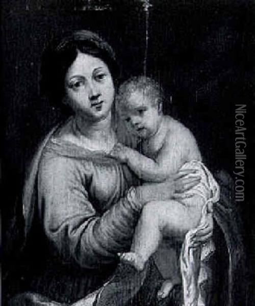 The Virgin And Child Oil Painting - Cornelis Schut the Elder