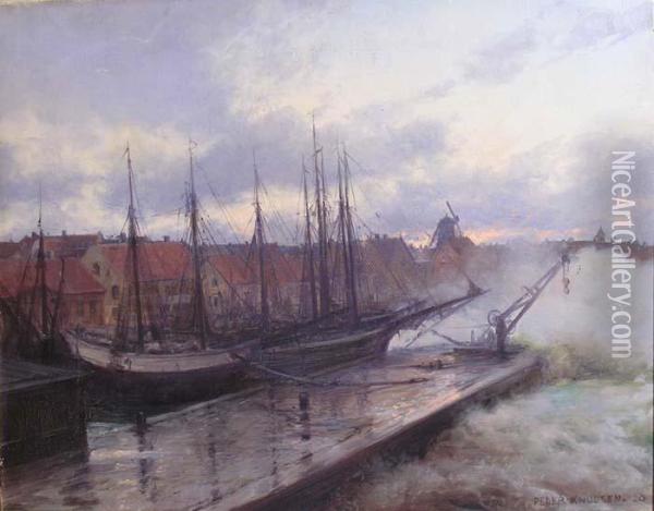 Baltic Island Bornholm Oil Painting - Peder Knudsen