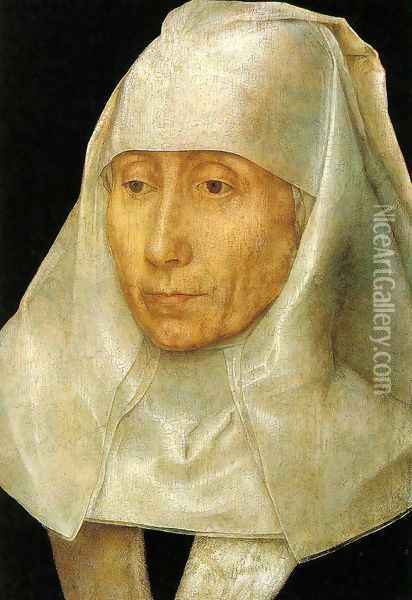 Portrait of an Old Woman 1468-70 Oil Painting - Hans Memling