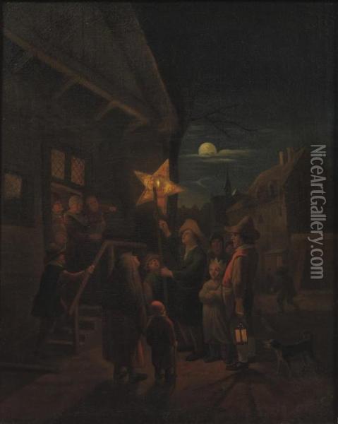 The Star Of The Kings Oil Painting - Jan Steen