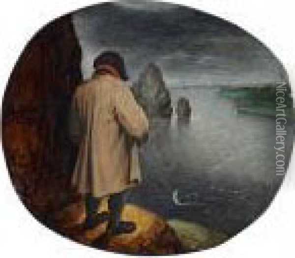 'pissing At The Moon' Oil Painting - Pieter The Younger Brueghel