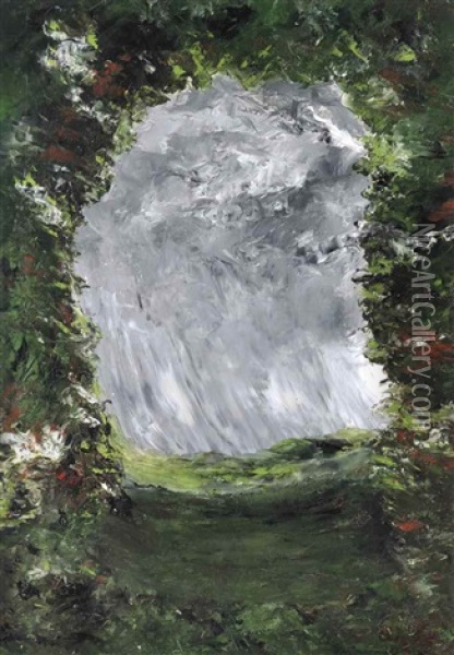 Inferno Oil Painting - August Strindberg