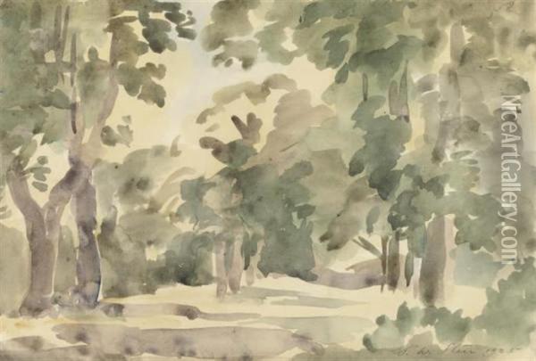 The Grove, Bridgenorth Oil Painting - Philip Wilson Steer