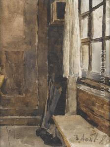 Interieur Einer Bauernstube Oil Painting - Albert Anker