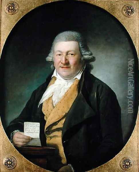 Portrait of Mr Lehman Ruben, 1796 Oil Painting - Martin Ferdinand Quadal