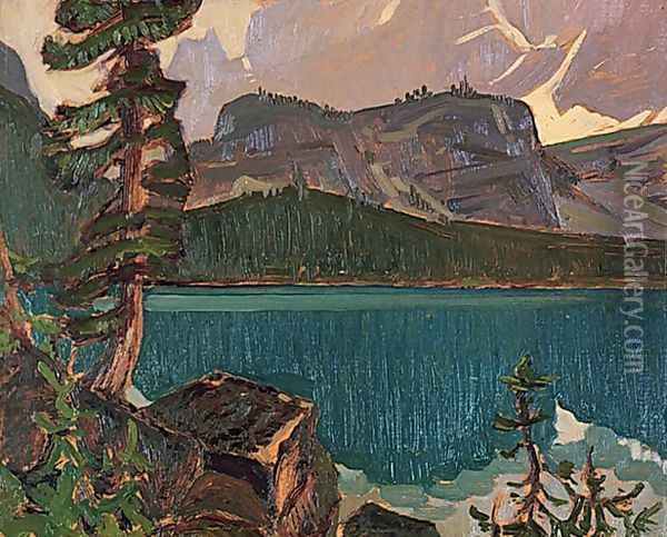 Lake O'Hara Oil Painting - James Edward Hervey MacDonald