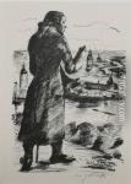 Shore Departure Oil Painting - Lovis (Franz Heinrich Louis) Corinth