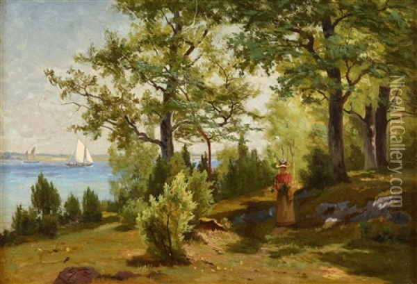 Sommarlandskap, Blekinge Oil Painting - Jacob Silven