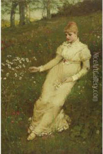 Spring Oil Painting - George Henry Boughton