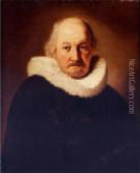 Portrait Of An Old Man Oil Painting - Rembrandt Van Rijn