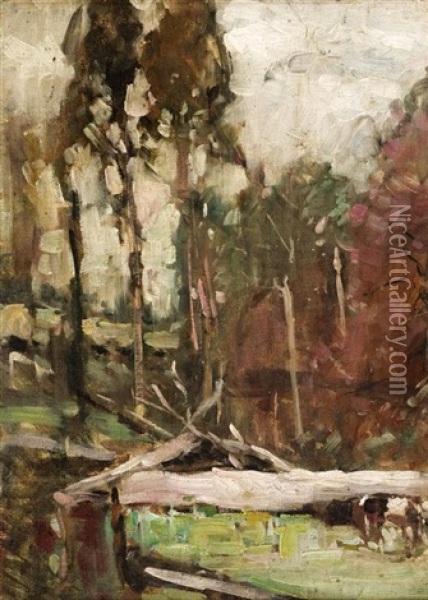 Bush Scene Oil Painting - Theodore Penleigh Boyd