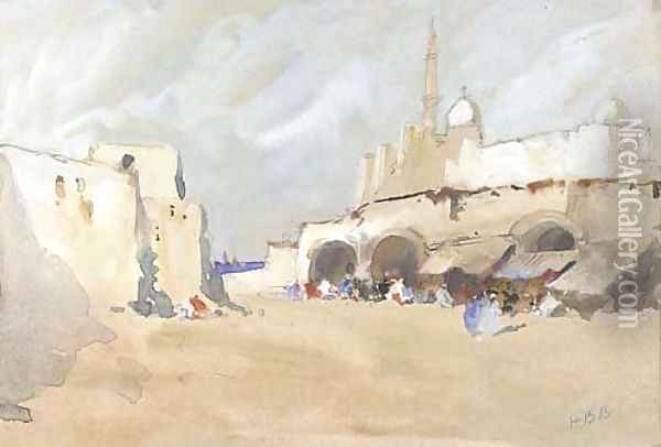 View of Jaffa, Palestine Oil Painting - Hercules Brabazon Brabazon