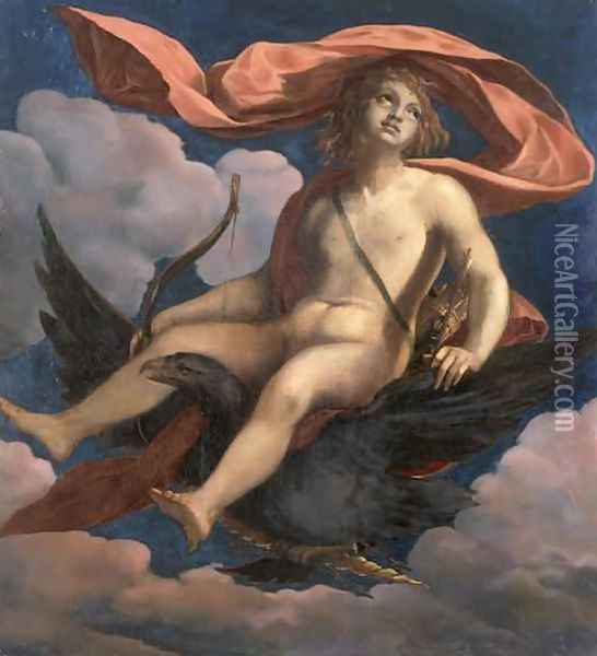 Ganymede Oil Painting - Domenico Cresti (see Passignano)