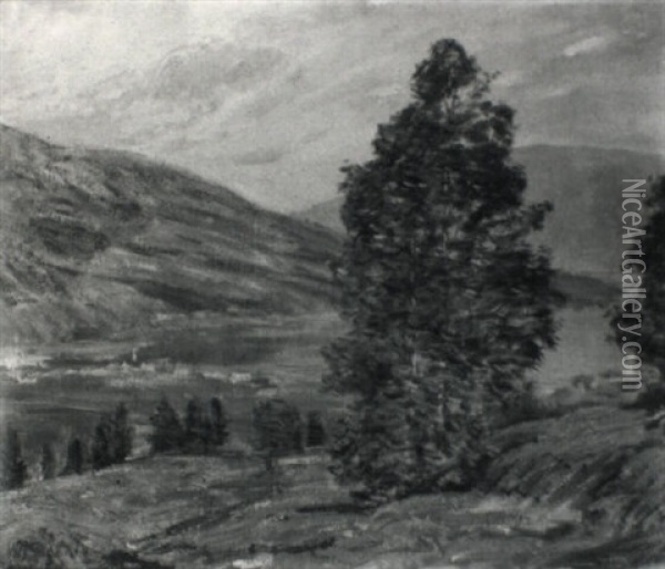 Oldae Fjord, Norway Oil Painting - William Henry Singer Jr.