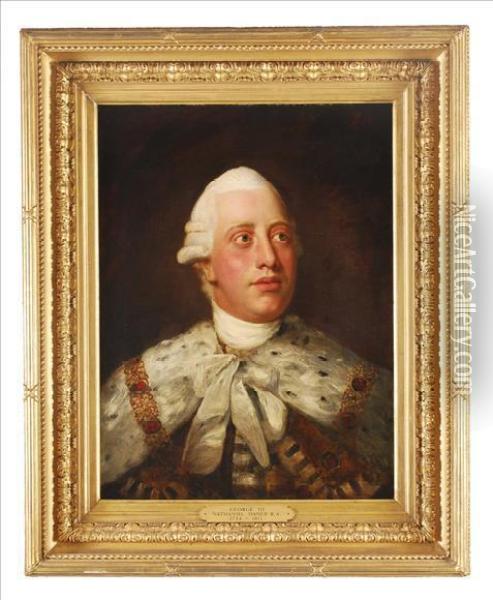 Holland Portrait Of King George Iii Oil Painting - Sir Nathaniel Dance-Holland