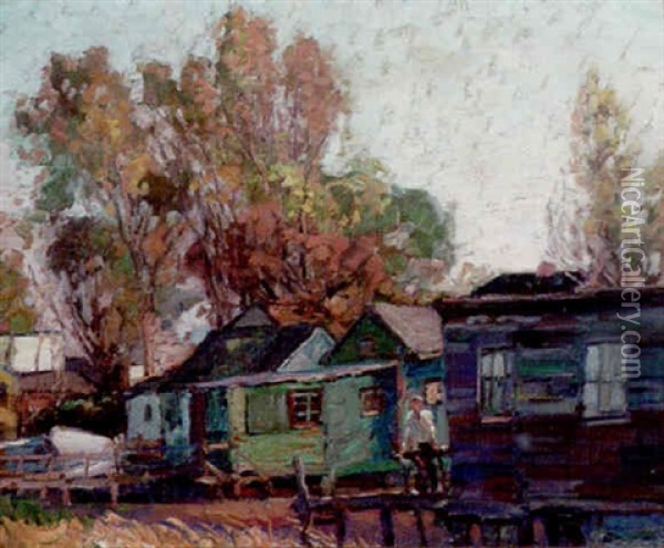 Woodstock Oil Painting - John Fabian Carlson