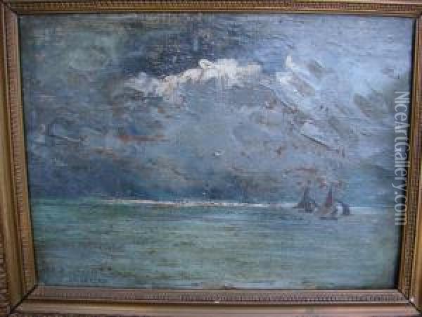 Marine Oil Painting - Adolphe Lalire