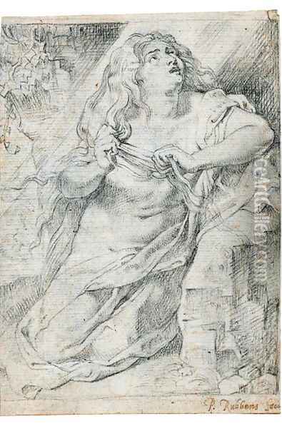 The Penitent Magdalene Oil Painting - Peter Paul Rubens
