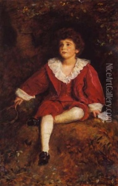 The Honourable John Neville Manners Oil Painting - John Everett Millais