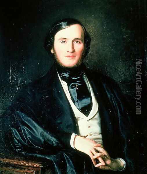 Richard Wagner Oil Painting - Ernst August Becker